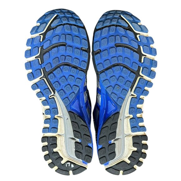 Men's Brooks Adrenaline GTS Seventeen Blue Silver Running Sneakers Size 12.5 - Picture 7 of 9